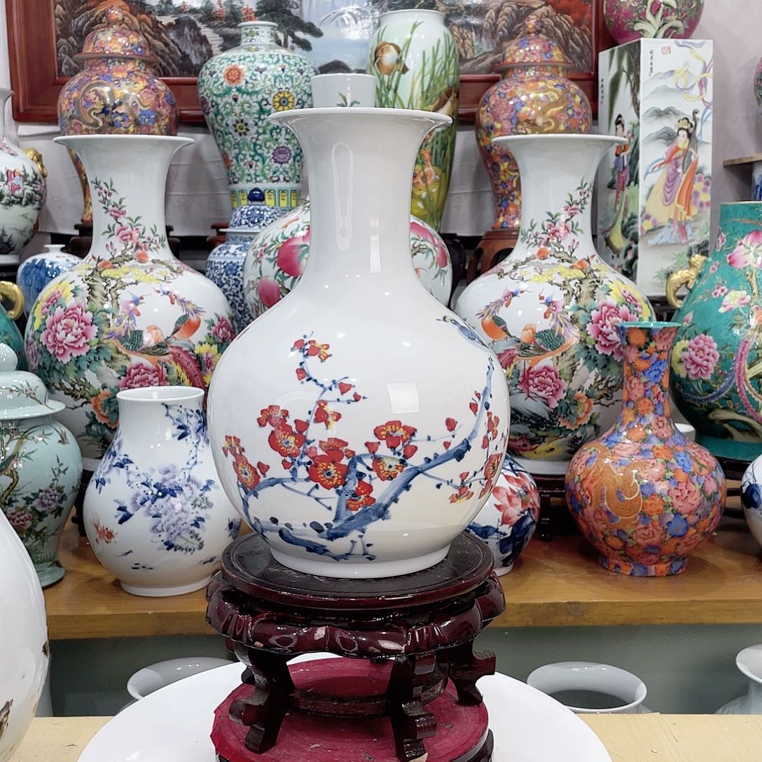 创***图摆件陶景德镇的陶瓷