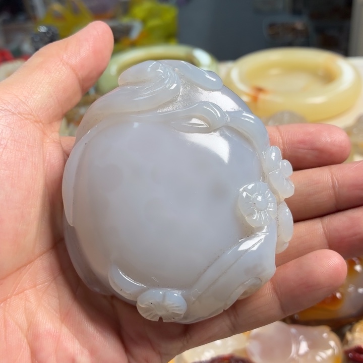 玛瑙/玉髓未镶嵌吊坠(不含链)