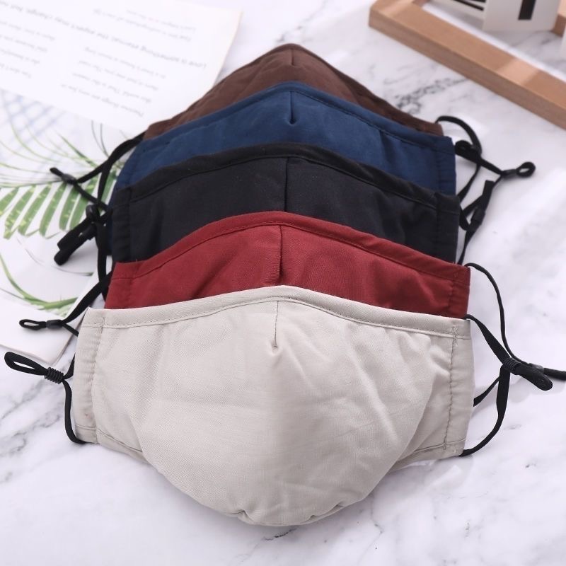 【小周补贴】全棉男女透气口罩款式颜色随机【拍一发三】