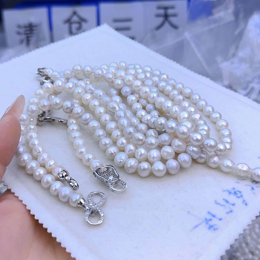 未镶嵌项链定制多样性发货发其一813淡水珍珠
