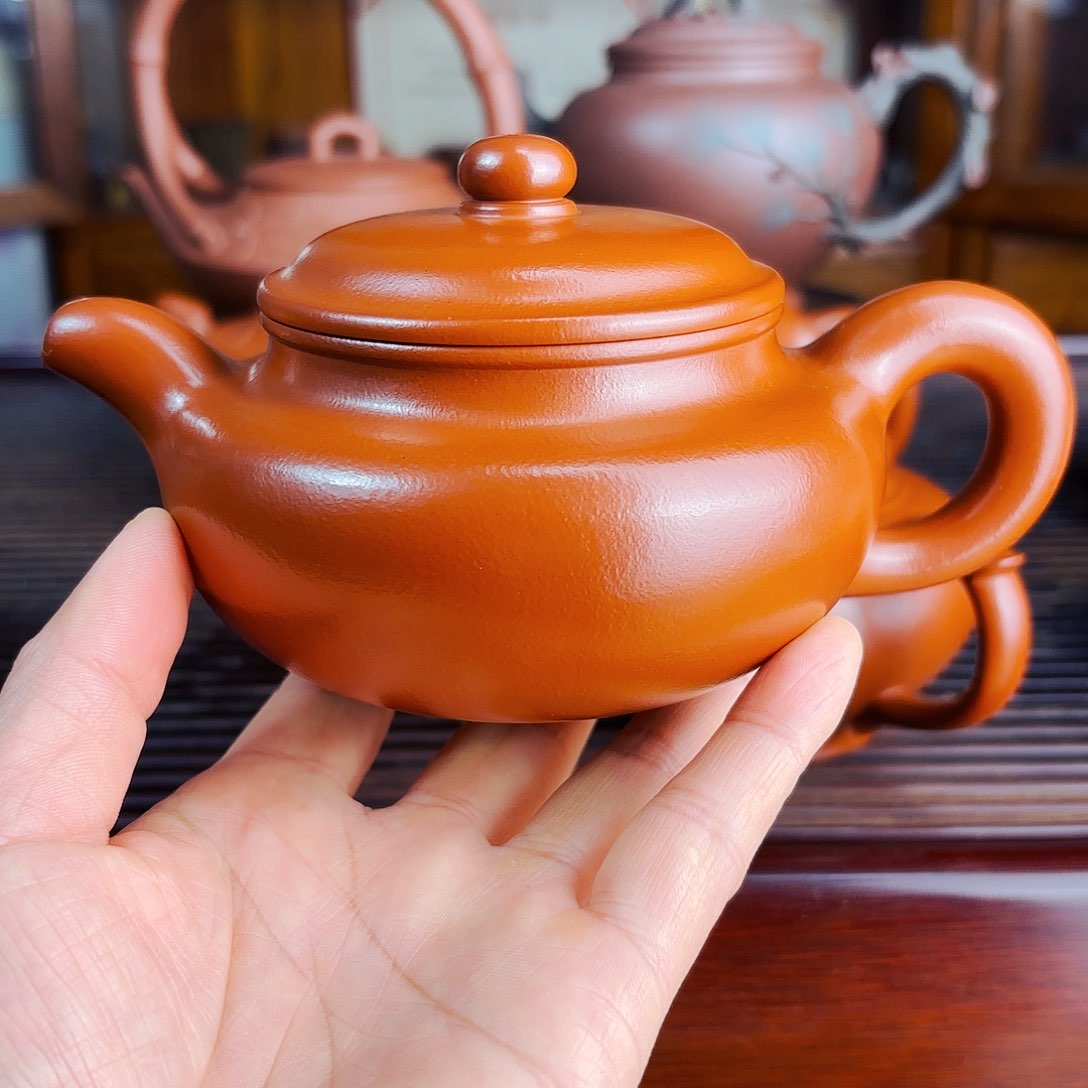 紫砂壶仿古许美芳手工制作