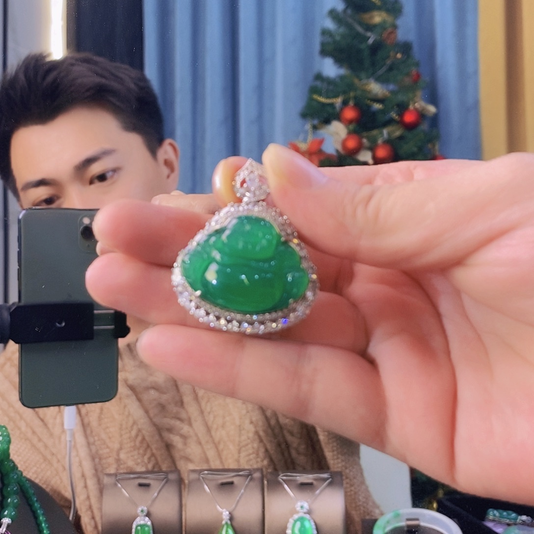 玛瑙/玉髓吊坠(不含链)银S925镶嵌