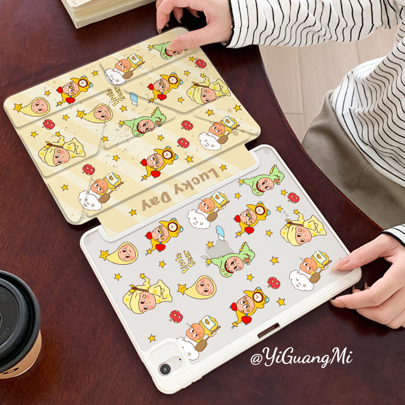 【3+Y型亚克力】星星人苹果平板保护套ipad11华为air7小米8防弯