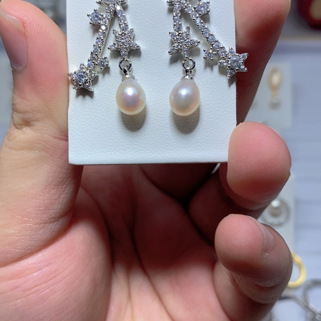 耳饰淡水珍珠未镶嵌