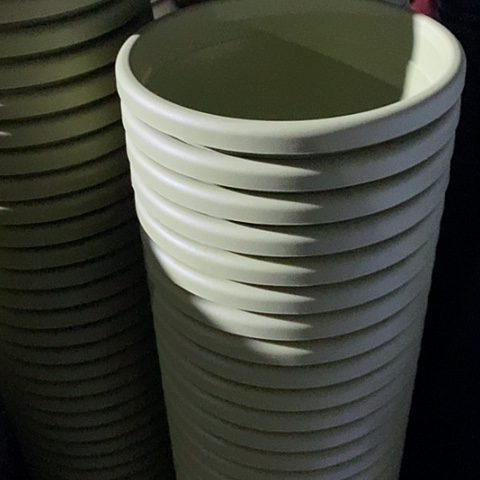 树脂四季2号果绿盆12个➕20个配套托盘