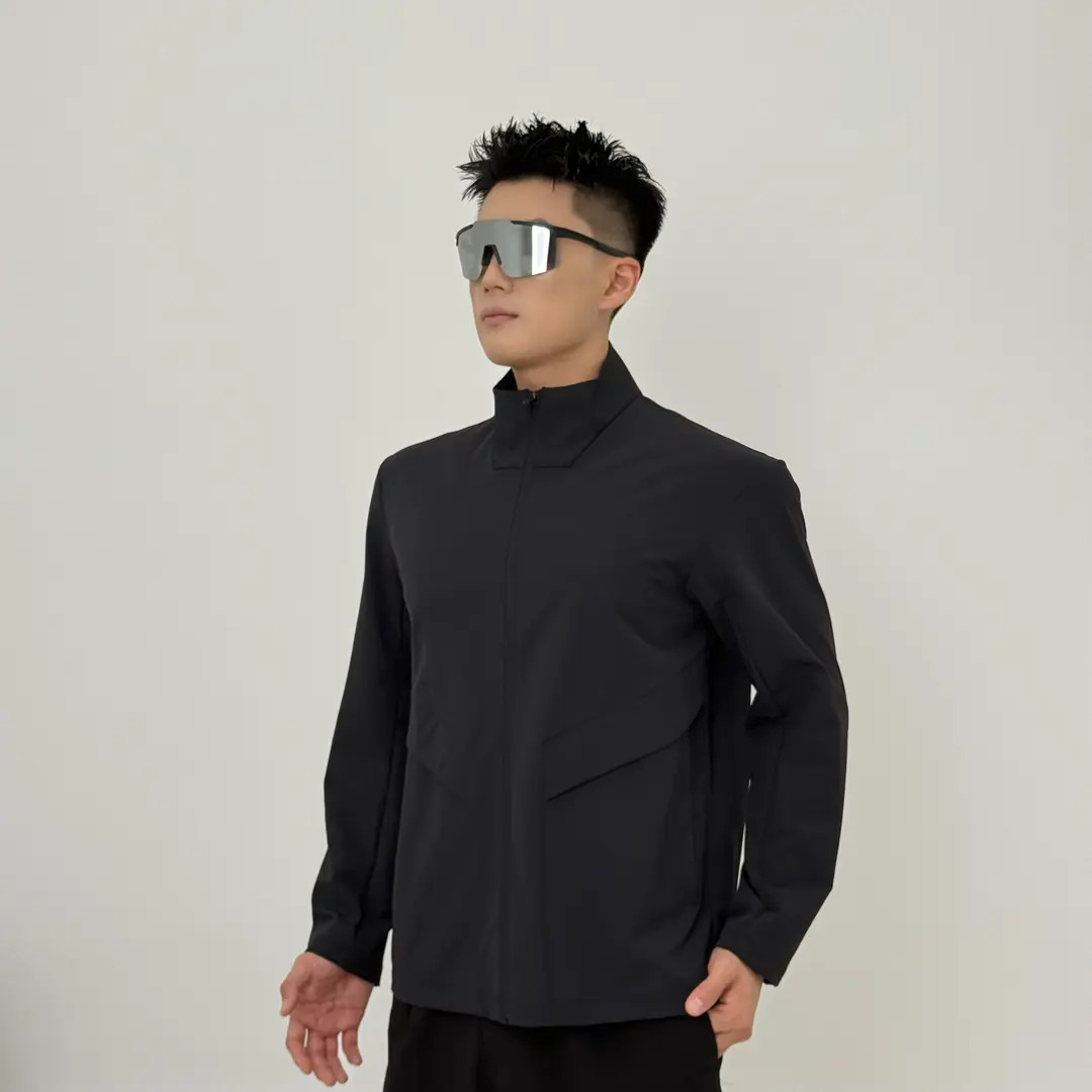 【服饰】安踏商务立领行政外套户外秋季男士休闲通勤运动茄克上衣
