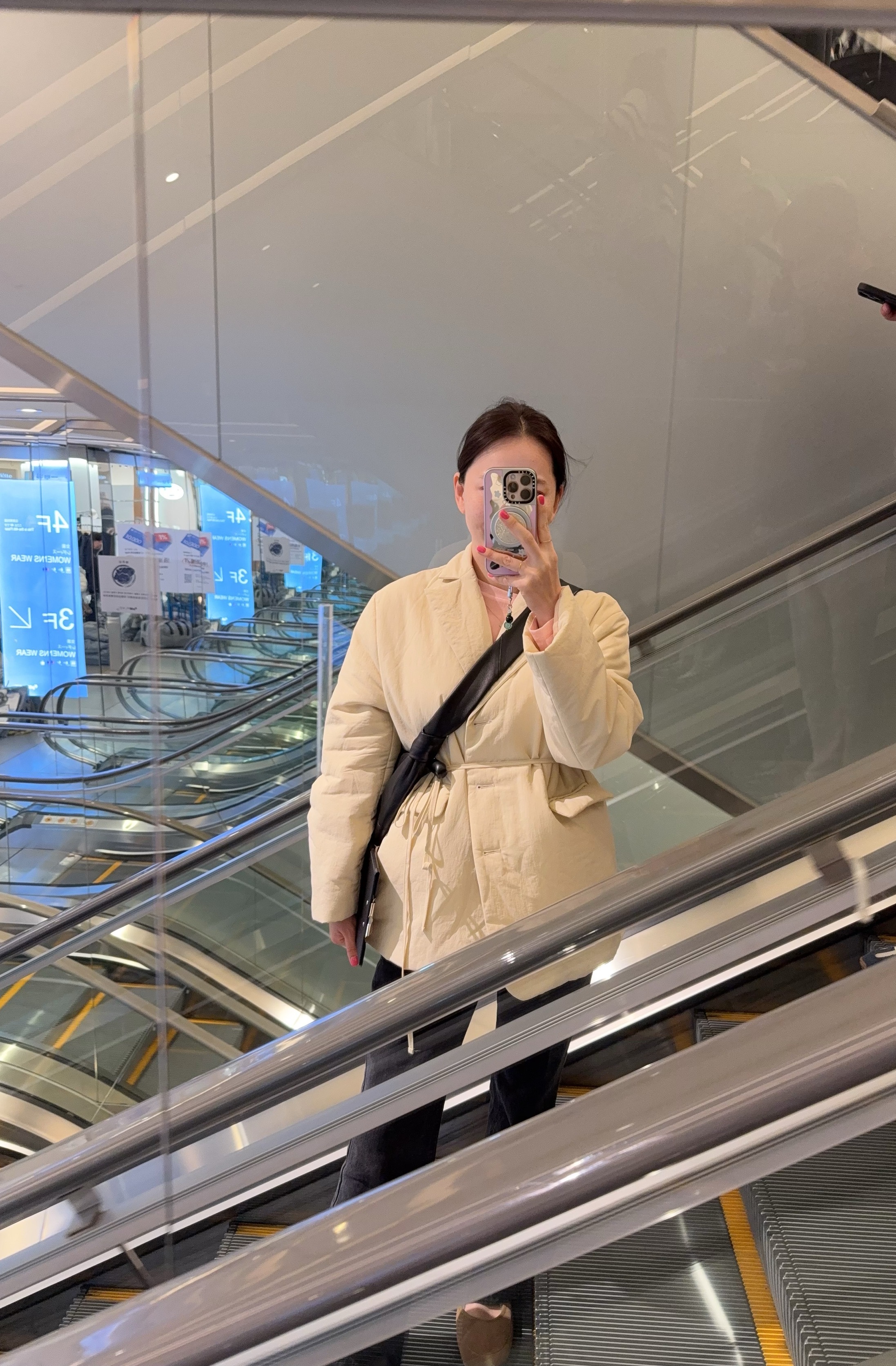 bloom  芝士奶盖  秋冬显瘦气质韩版纯色温婉高级极简单排扣棉服