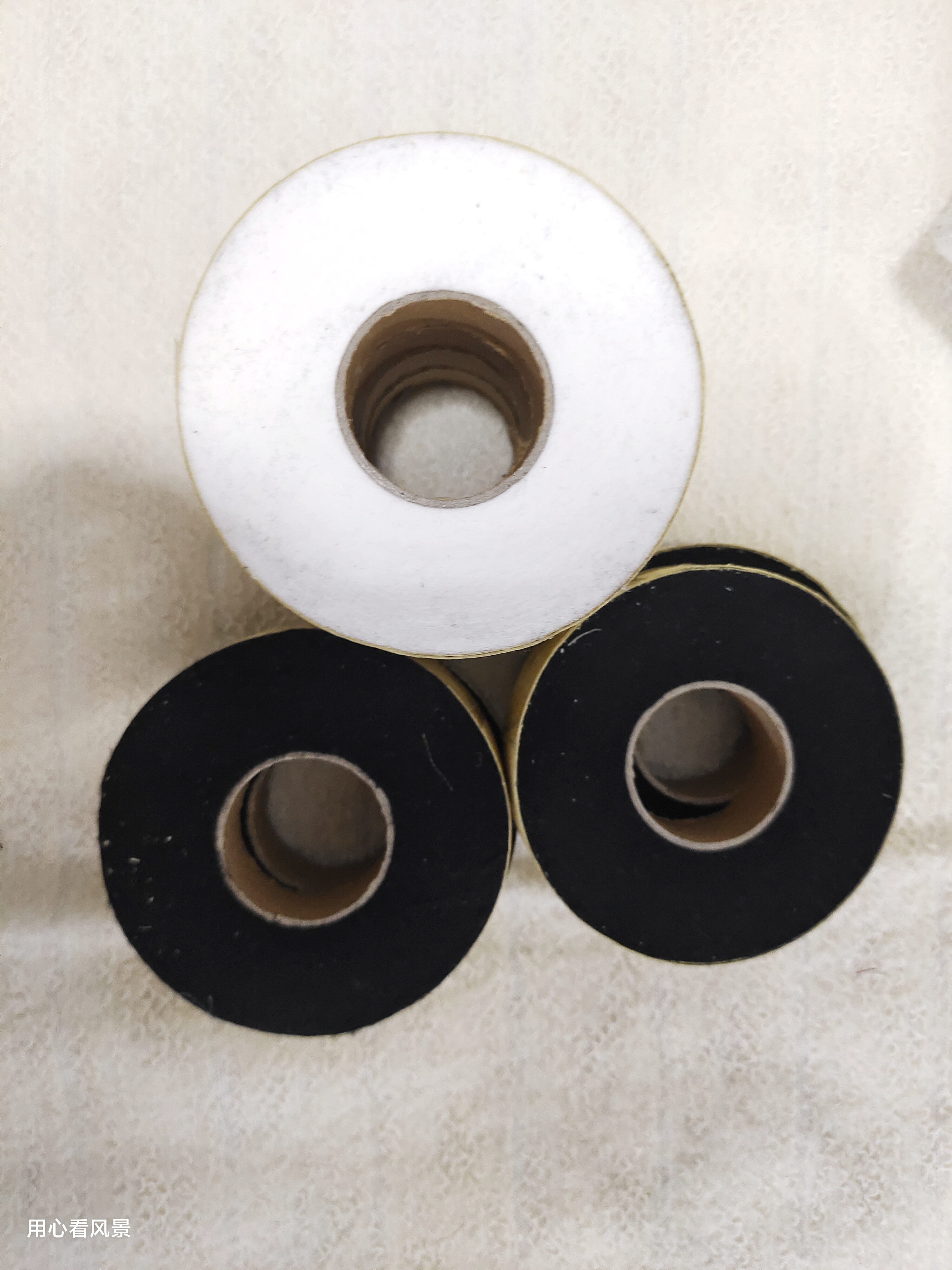 真丝衬，3公分，白色两个