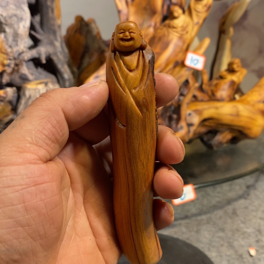 【闪购商品】柏木（崖柏）木雕工艺品摆件家居装饰手把件