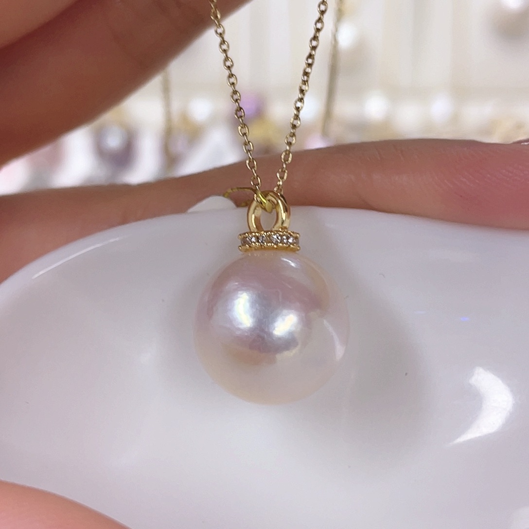 淡水珍珠未镶嵌吊坠(赠链)