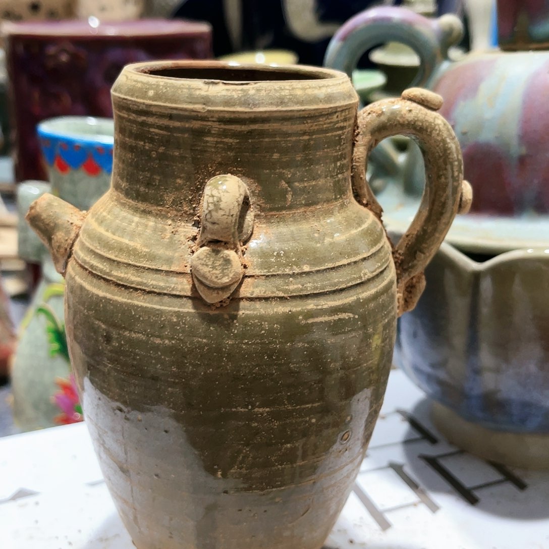 瓦当摆件摆件茶桌茶台陶瓷