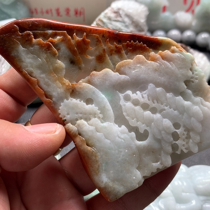 翡翠未镶嵌颈饰保真天然a货翡翠