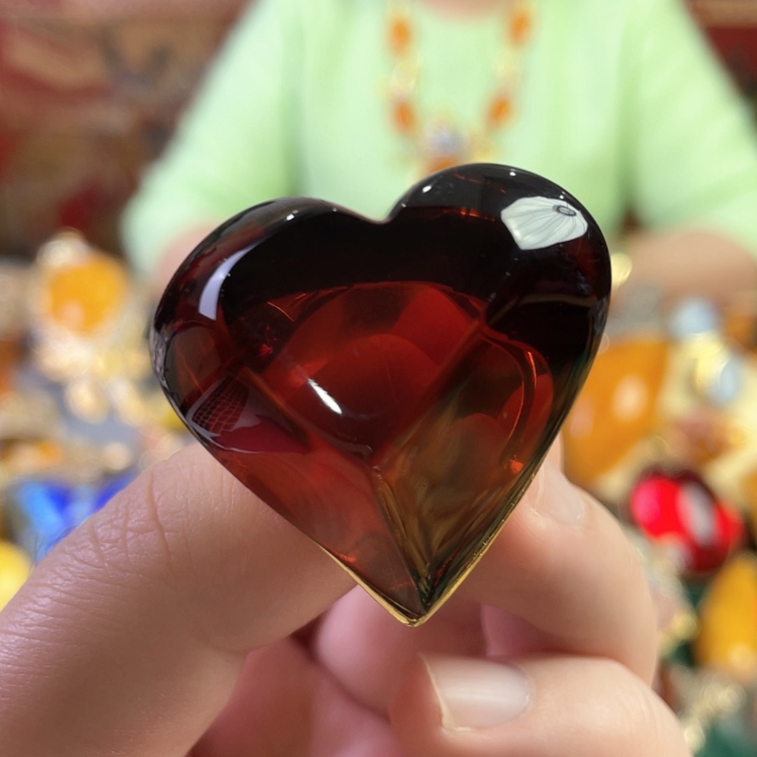 血珀戒指银S925镀金镶嵌