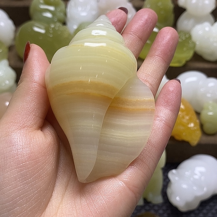 玉天然桌面小摆件