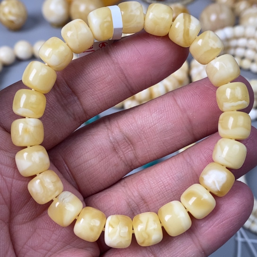 琥珀珠宝奇石未镶嵌10mm