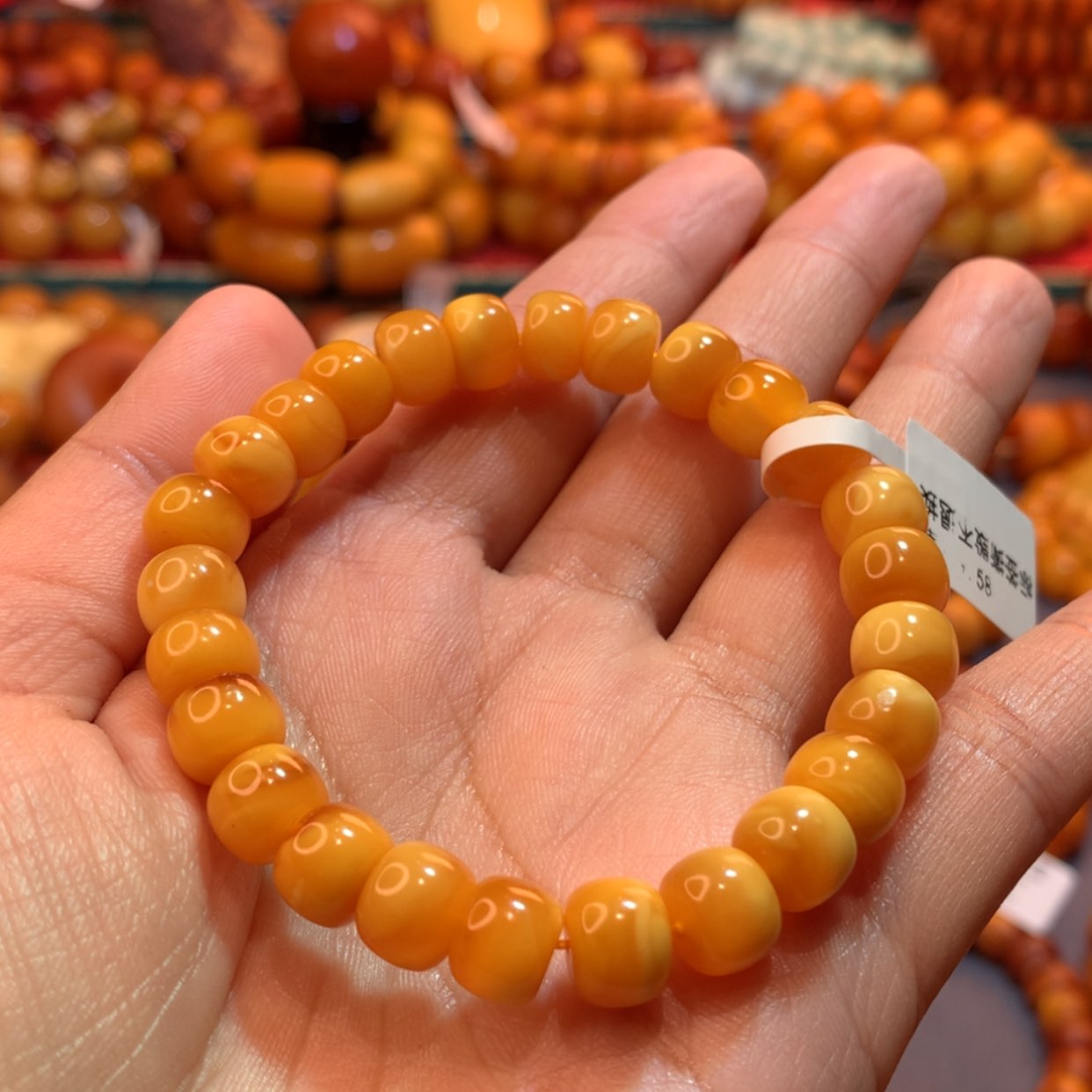 【闪购商品】蜜蜡手串未镶嵌蜜蜡手串