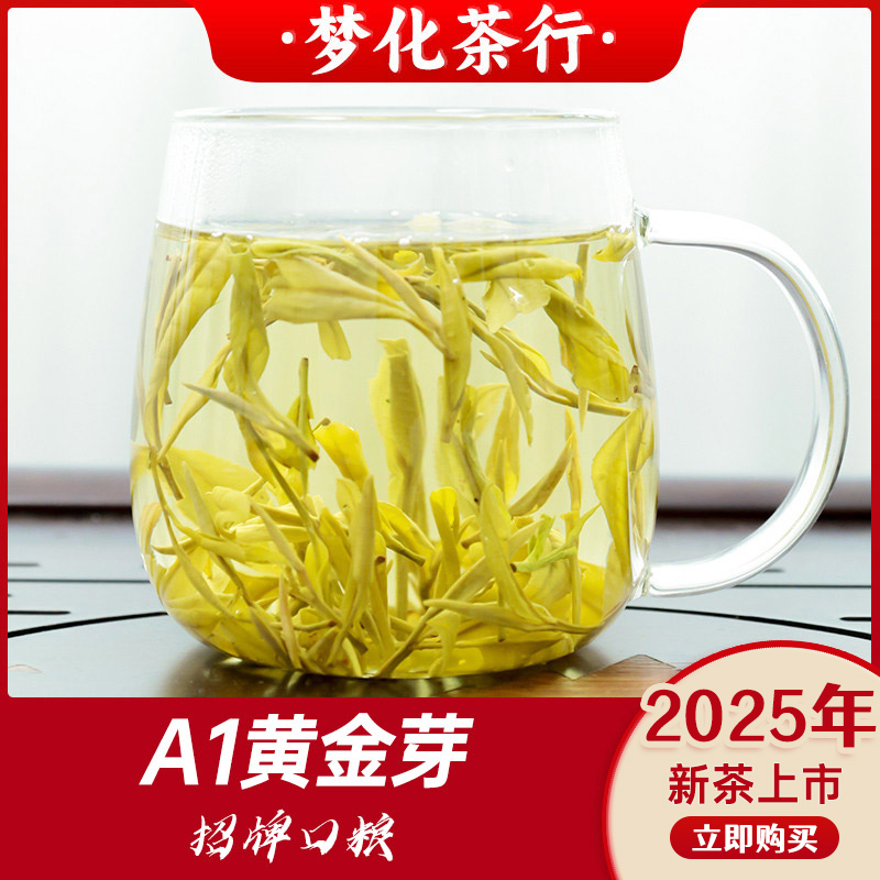 2025新茶黄金芽A1高山绿茶安吉原产地官方正品茶叶浓香型春茶礼盒