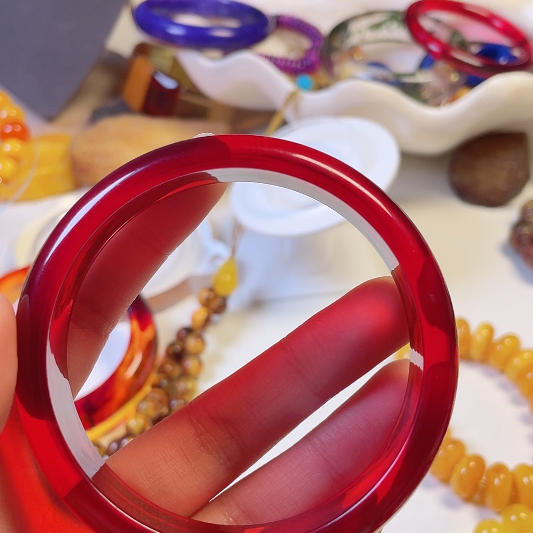 蜜蜡手镯未镶嵌手镯