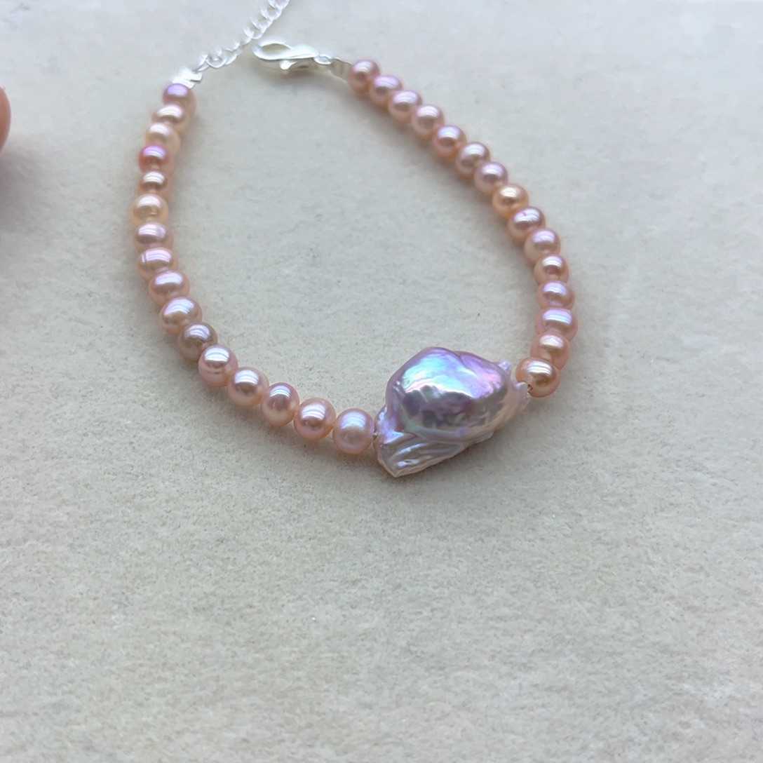 未镶嵌颈饰淡水珍珠