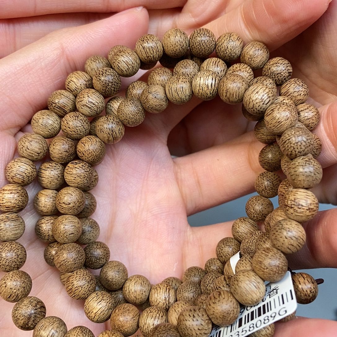 手串沉香天然野文莱0.75，13克，90