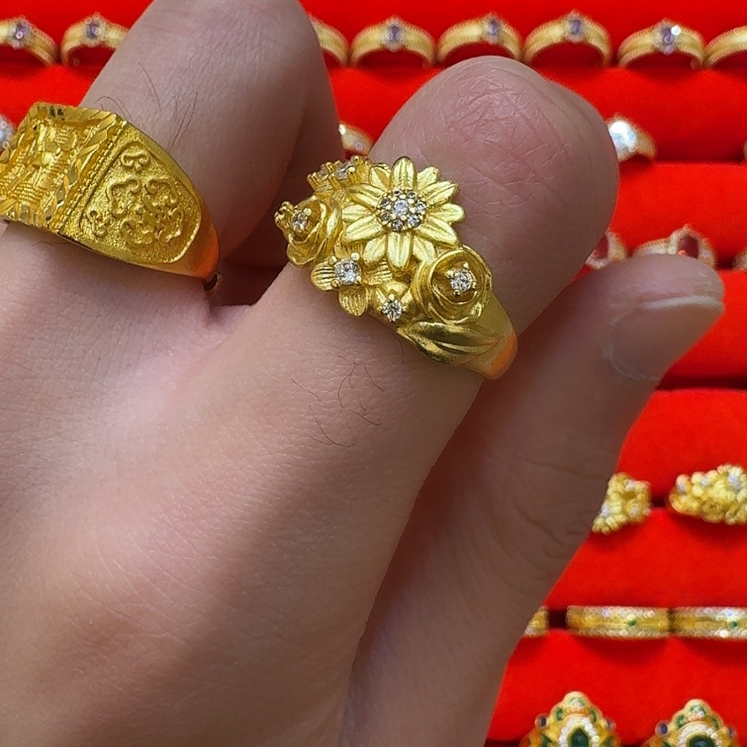 铜合金小景推荐女款戒指01