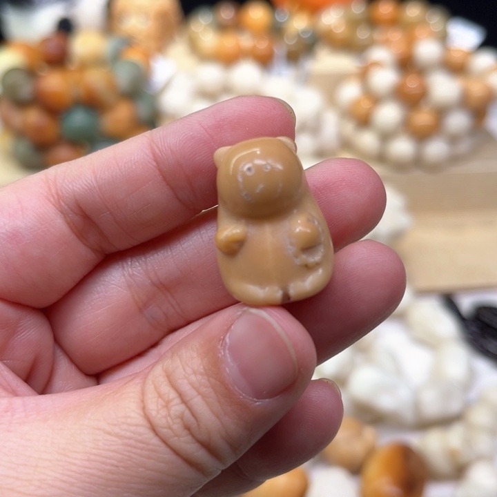 菩提根/象牙果手串卡皮吧啦微瑕1-24-91