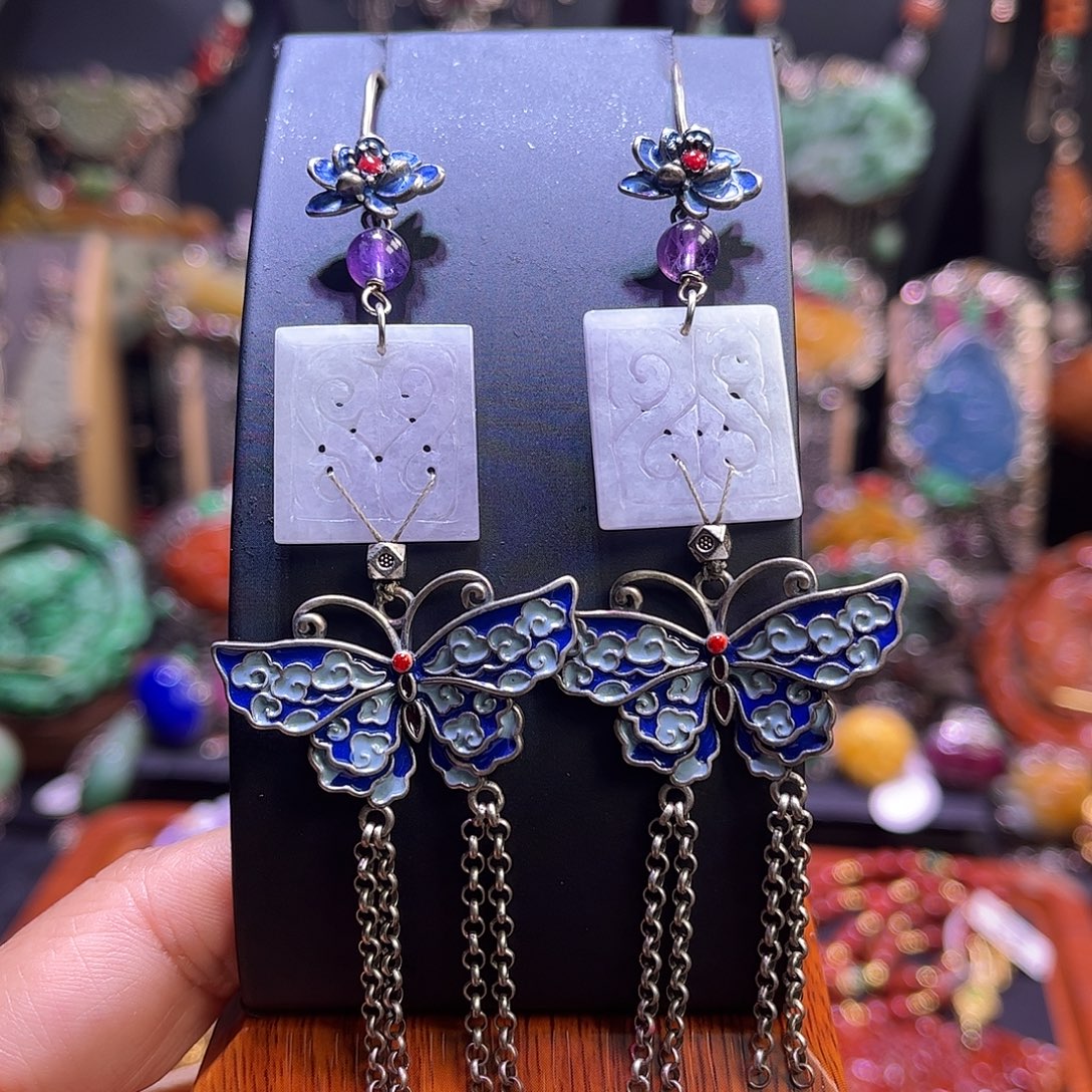 翡翠未镶嵌耳饰特价福利