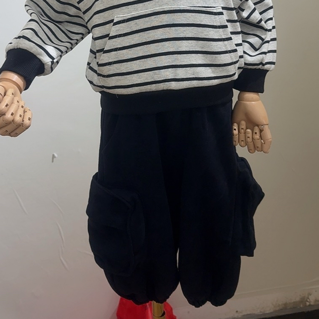 秋冬新款男童宽松帅气工装长裤中小童适用