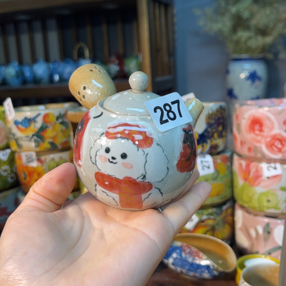 杯素浅陶瓷手工手绘