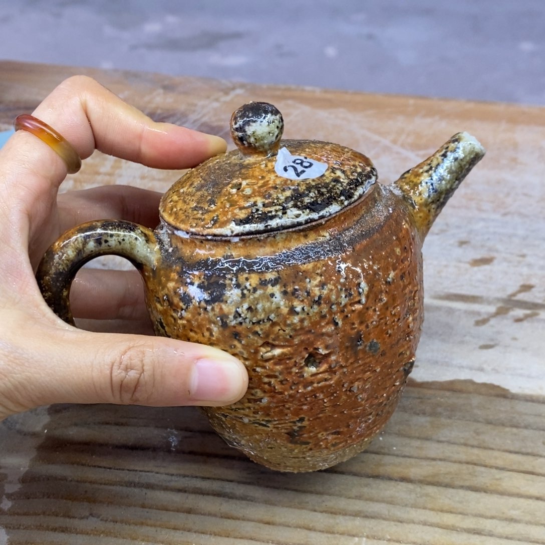 陶园柴烧 精品高货28瑕疵多处