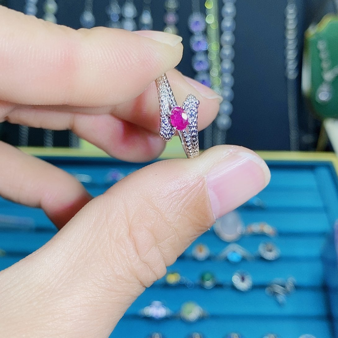 紫晶珠宝半成品银S925镶嵌