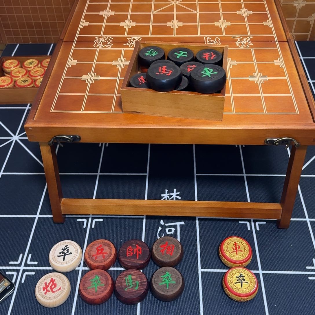 木60纯实木棋桌➕紫光檀象棋
