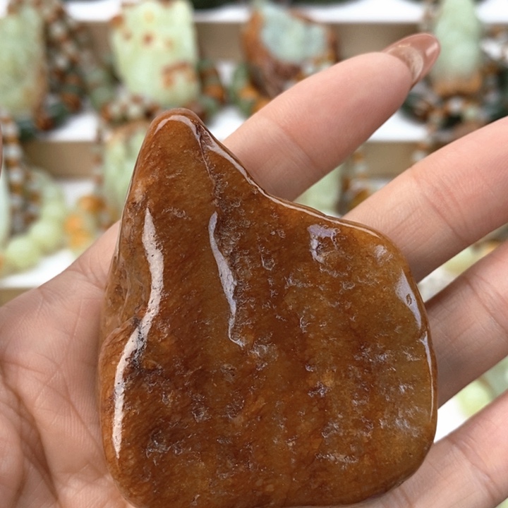 【闪购商品】透闪石质玉把件未镶嵌
