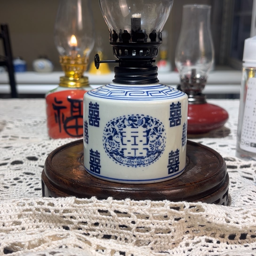 摆件景德镇陶瓷香薰灯