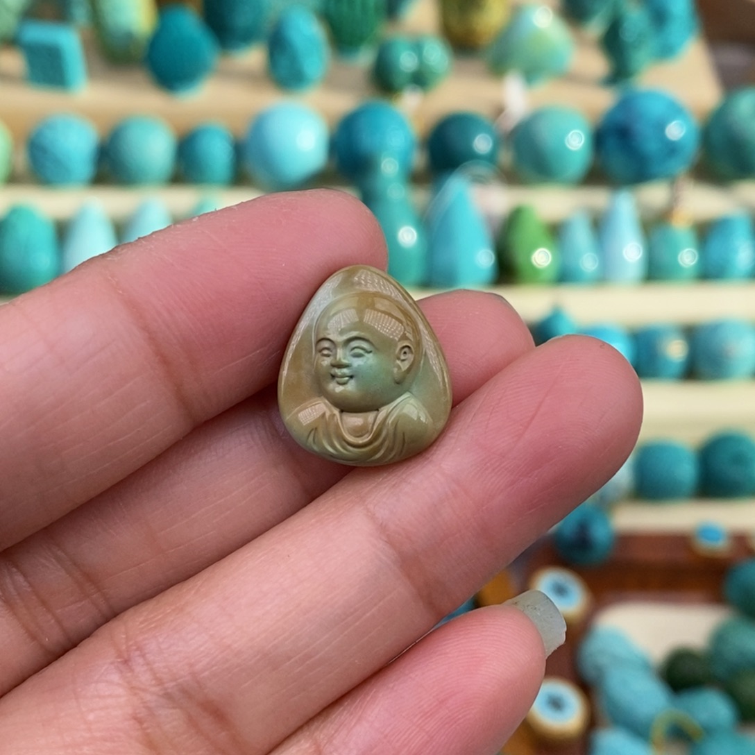 绿松石珠宝奇石未镶嵌