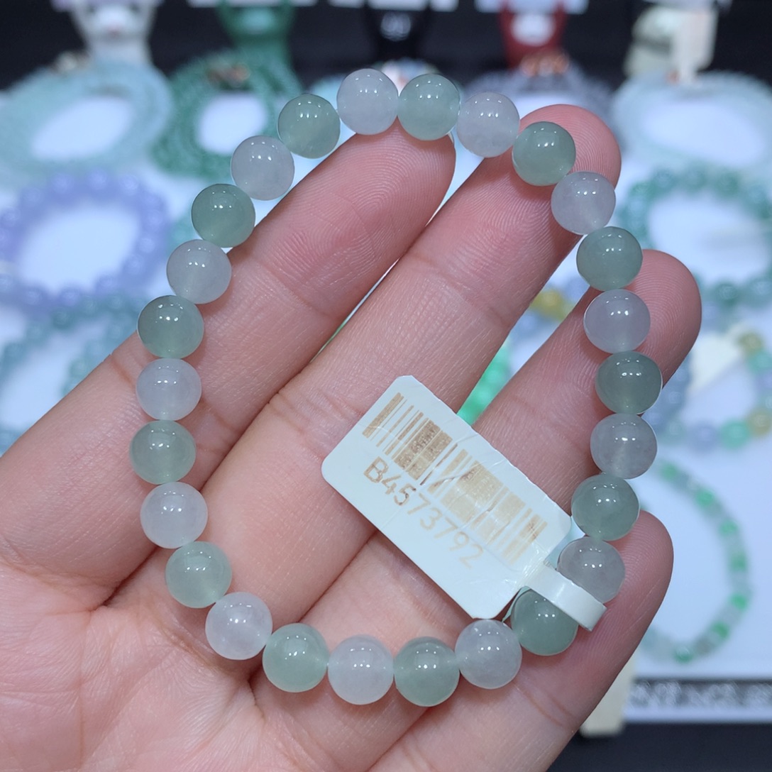 翡翠未镶嵌手串天然