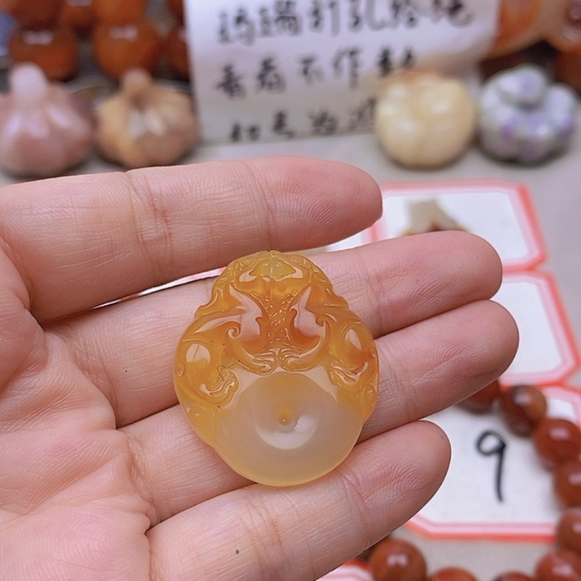 【闪购商品】未镶嵌玛瑙/玉髓珠宝半成品遮*