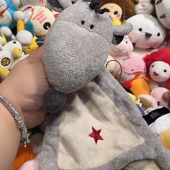 毛绒玩偶毛巾料安抚巾