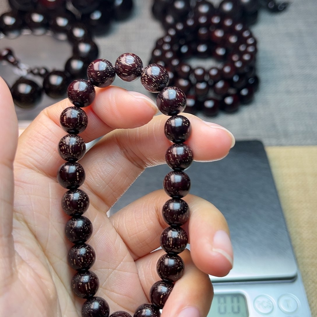 檀香紫檀（小叶紫檀）0.8单圈 满天星