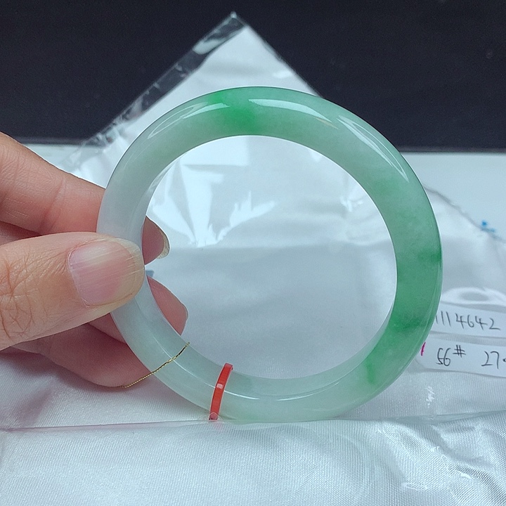 未镶嵌手镯翡翠56圈4642