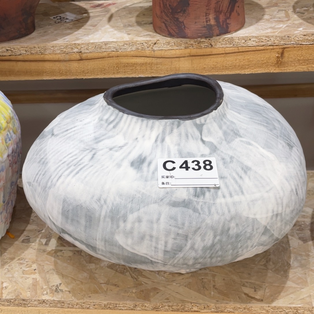 白泥花瓶景德镇陶瓷艺术博物