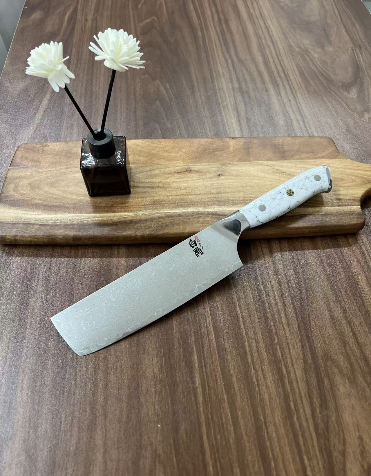 厚皮橙姐姐同款厨刀 外贸厨具白虎系列家用日式菜刀不可砍剁骨头