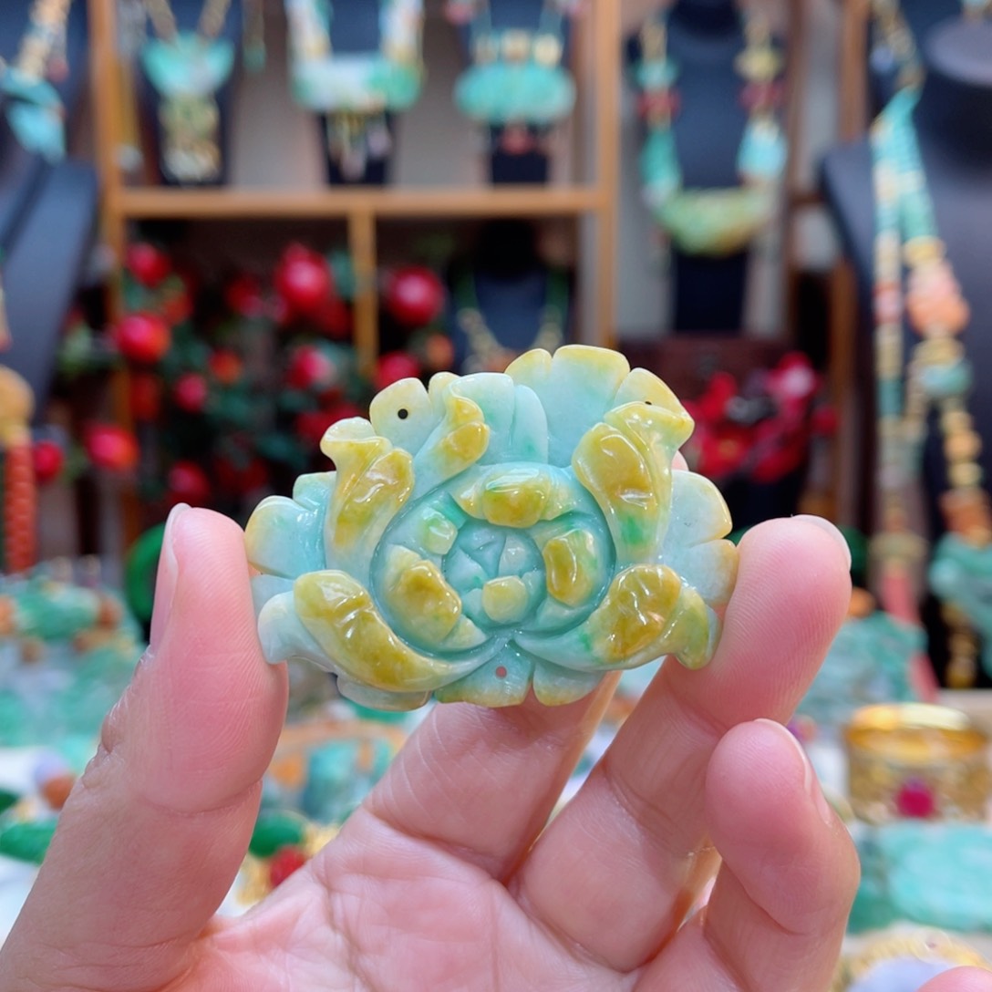 翡翠颈饰未镶嵌48小时鉴赏期