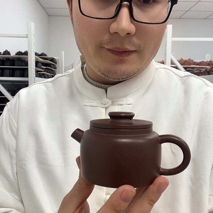紫砂茶壶紫泥原矿手工