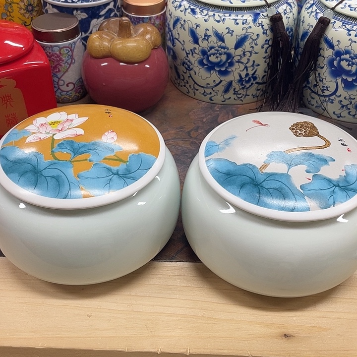 陶瓷罐茶叶罐密封罐储物罐