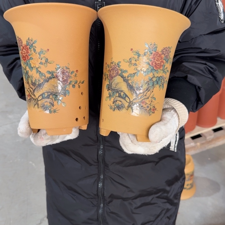 包邮包破损紫砂花盆