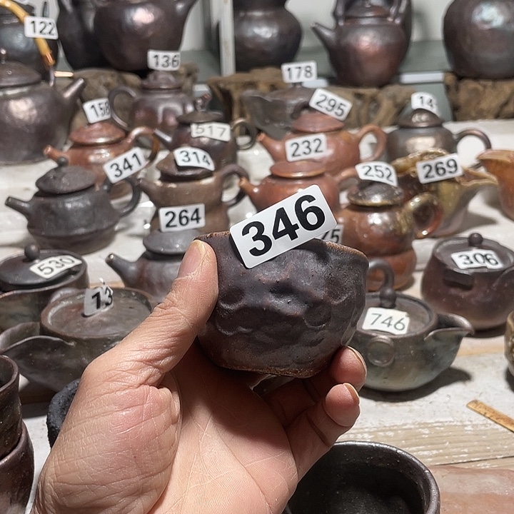 纯手工柴烧茶具精品