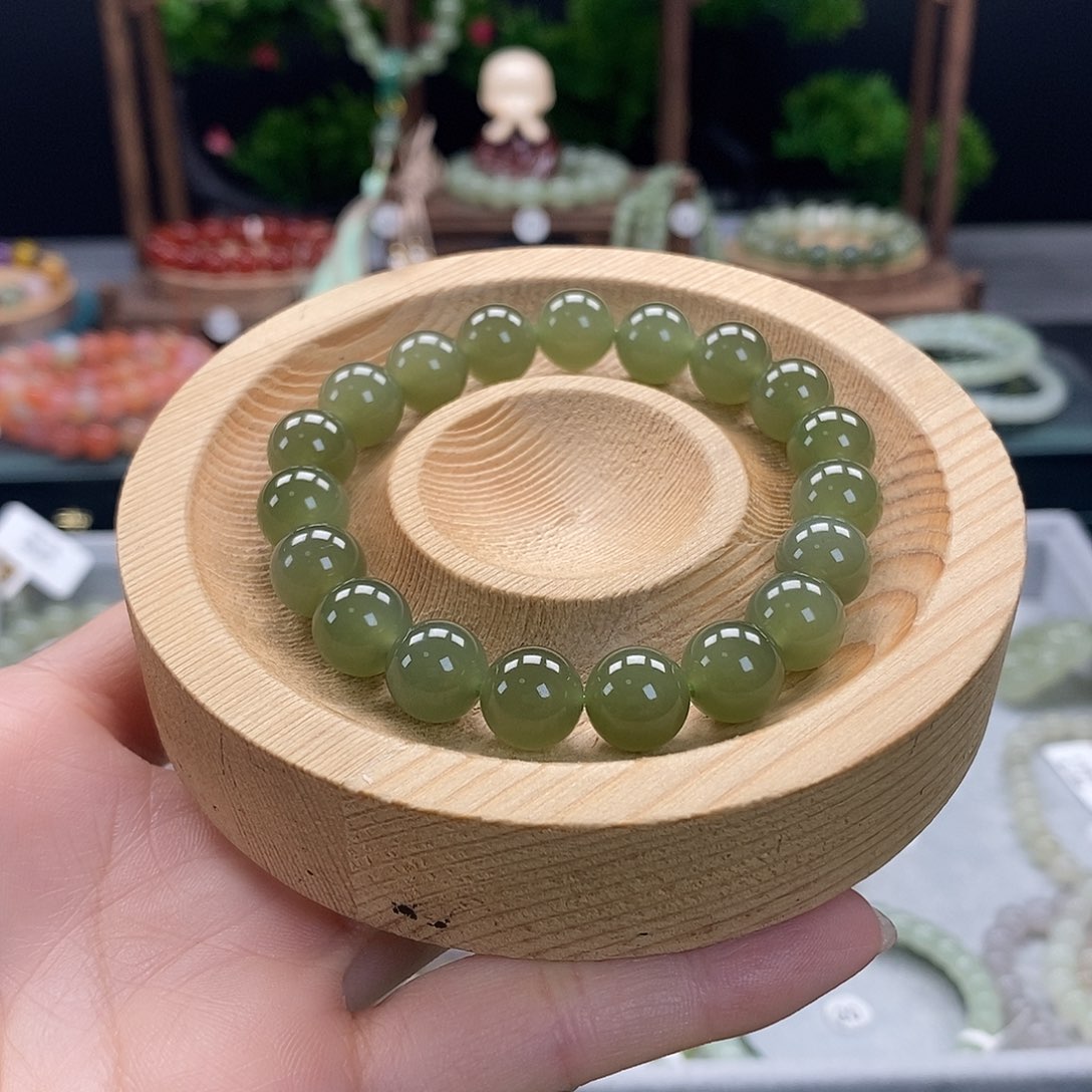 和田玉手链未镶嵌