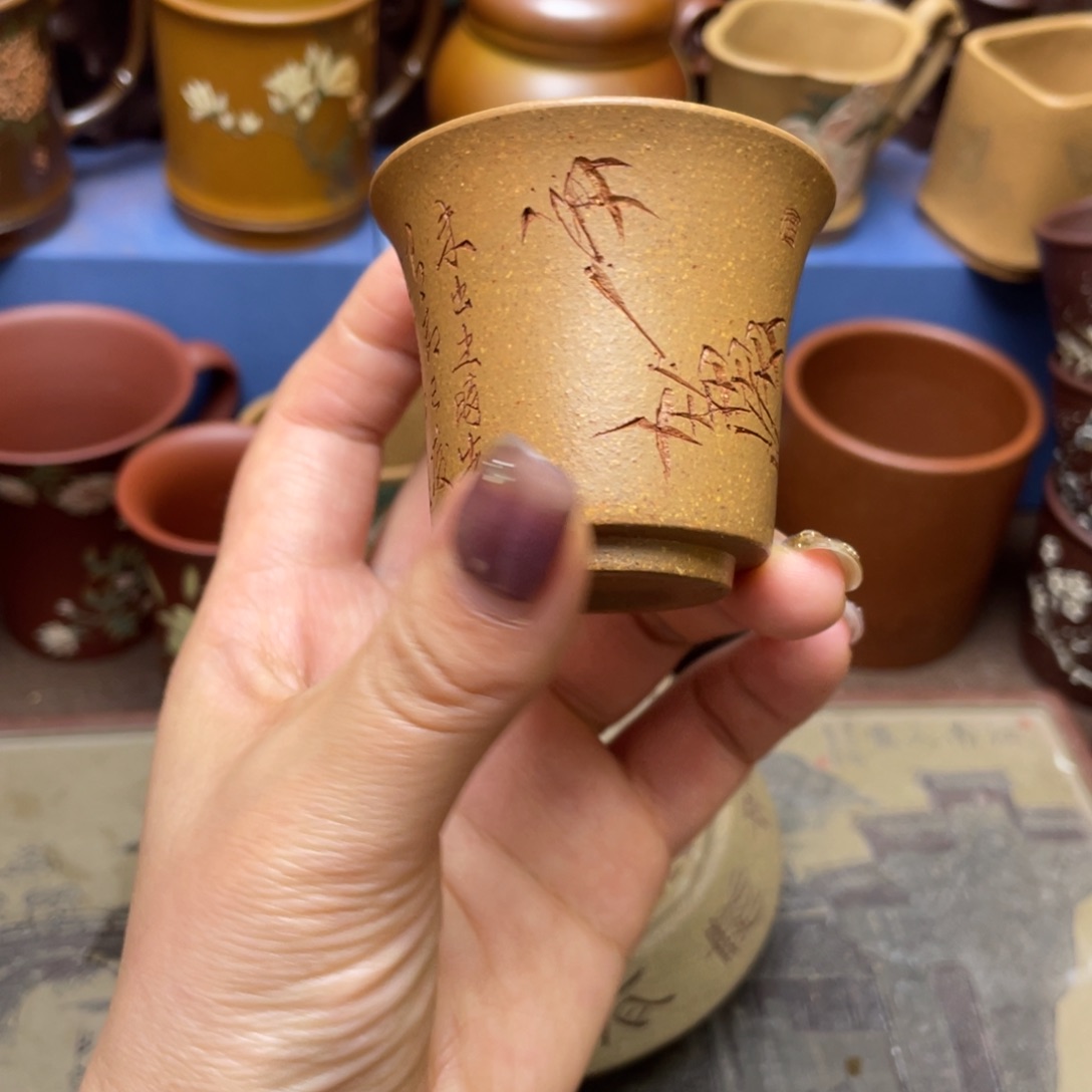 紫砂茶杯紫砂主人杯