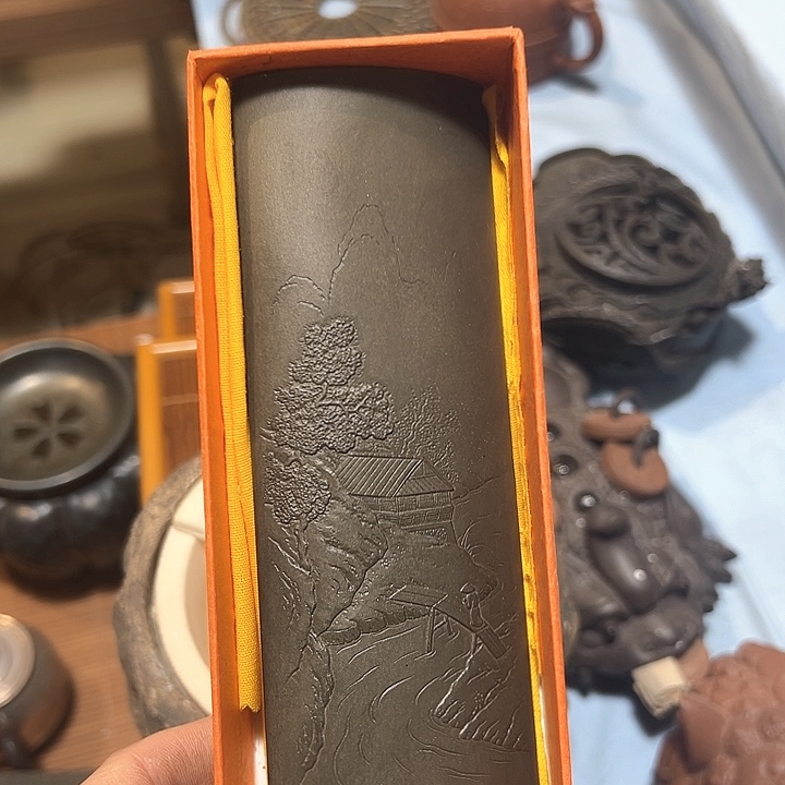 锡中古工艺品摆件